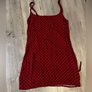 Red Polka Dot Reformation Dress